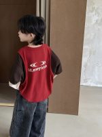 【100-150cm】 カジュアル 切り替え トップス - 画像 (6)