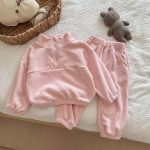 【73-120cm】 あったか トップス+パンツ セットアップ - 画像 (8)