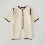 【66-90cm】 スカラップ 裏起毛 カバーオール - 画像 (9)