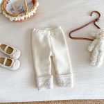 【73-100cm】 ロールヘム 裏起毛 レギンス - 画像 (9)