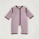 【66-90cm】 スカラップ 裏起毛 カバーオール - 画像 (10)