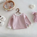 【66-90cm】 カラフル ハート 裏起毛 ロンパース レース リブ インナー - 画像 (3)
