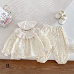 【73-100cm】カラープリント セットアップ ルームウェア - 画像 (5)