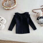 【66-100cm】ダブル フリル襟 ニット セーター - 画像 (11)