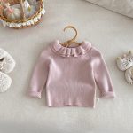 【66-90cm】 立体フラワー ロンパース or セーター - 画像 (5)