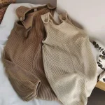 【80-130cm】 レトロ シンプル サロペット - 画像 (2)