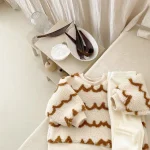 【73-100cm】 ラインデザイン ボア セットアップ - 画像 (6)