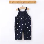 【73-100cm】 月柄 サロペットorサイドボタン トップス - 画像 (15)