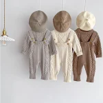【66-100cm】 ゲーブル編み セーター or サロペット - 画像 (17)