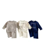 【80-130cm】英字 カジュアル セットアップ - 画像 (9)