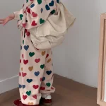 【90-150cm】ハート姉妹兄弟コーデ セットアップ - 画像 (6)
