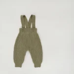 【66-100cm】 シンプルリブ サロペット - 画像 (13)