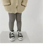 【73-120cm】 ドットorチェック レギンス - 画像 (9)