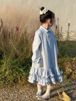 【90-150cm】 フリル裾 ワンピース - 画像 (10)