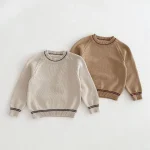 【80-130cm】 フロントポケットコーデュロイ サロペット OR セーター - 画像 (8)