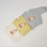 【80-130cm】 パン カートゥーン トレーナー - 画像 (5)