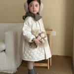 【80-150cm】 韓国風 シンプル ワンピースor アウター - 画像 (8)