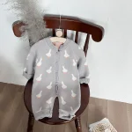 【66-100cm】アヒル柄 オールインワン - 画像 (3)