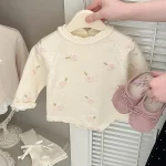 【66-90cm】 フラワー ロンパース - 画像 (6)