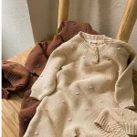 【66-90cm】 ボタン付き オールインワン  or ボンネット - 画像 (13)