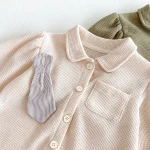 【73-110cm】ネクタイワッフル セットアップ - 画像 (10)