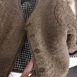 【80-130cm】 チェック リバーシブルジャケット - 画像 (8)