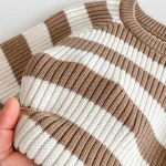 【80-130cm】 ボーダー トップス or ボトムス - 画像 (6)