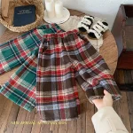 【80-140cm】 ギンガム チェック パンツ - 画像 (4)