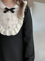 【90-150cm】 ブラック ワンピース - 画像 (8)