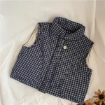 【80-130cm】 チェック ベスト - 画像 (7)