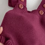 【66-100cm】 フリル ニット サロペット - 画像 (9)