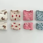 【80-130cm】 クールネック 動物柄 ルームウェア - 画像 (2)