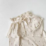 【66-90cm】 ボンネットOR小花柄 オールインワン - 画像 (21)