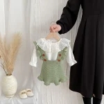 【66-100cm】 フリル ニット サロペット - 画像 (14)