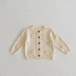 【66-100cm】花柄 カーディガン - 画像 (10)