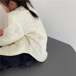 【80-130cm】 シンプル キルティング アウター - 画像 (7)