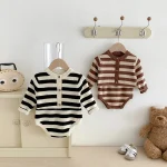 【66-90cm】 ボーダーニット セットアップ - 画像 (3)