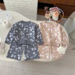 【73-110cm】 リボン セットアップ - 画像 (14)