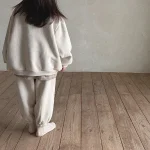 【73-120cm】 英字プリントカジュアル セットアップ - 画像 (12)