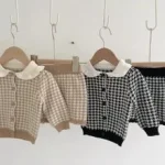 【66-110cm】千鳥格子 セットアップ - 画像 (4)