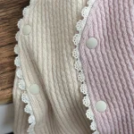 【66-90cm】 パフスリーブ リブ カーディガン - 画像 (10)