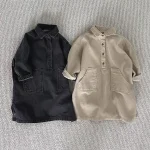 【80-130cm】 ポケット付き ワンピース
