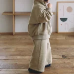 【80-130cm】 カジュアル フーディ セットアップ - 画像 (2)