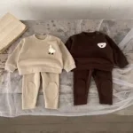 【73-120cm】動物ロゴワッフル セットアップ - 画像 (6)