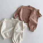 【80-130cm】 シンプルデザイン ニットトップス or ボトムス - 画像 (10)