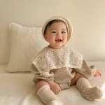 【66-90cm】韓国風レース襟 ロンパース - 画像 (21)