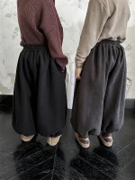 【80-140cm】 裏ボア カジュアル パンツ - 画像 (6)