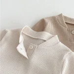 【66-100cm】 ワッフル トップス - 画像 (8)