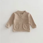 【66-100cm】 ワッフル トップス - 画像 (6)