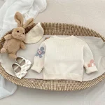 【66-100cm】 フラワー カーディガン - 画像 (5)